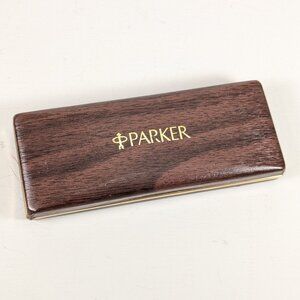 Vintage Faux Wood Parker Pen box